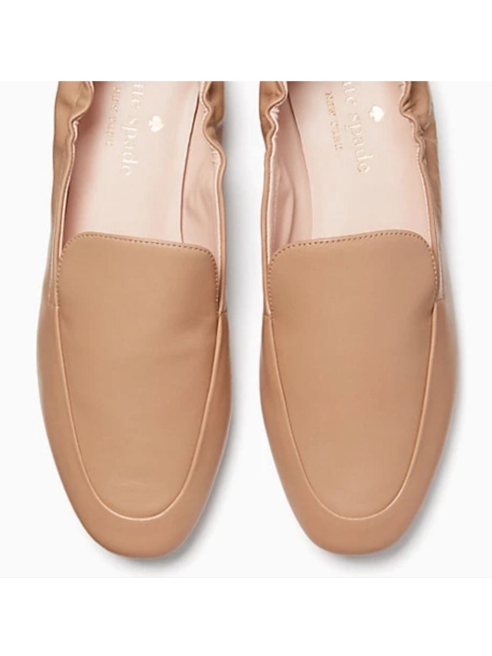 Kate Spade Camel Leather Flats